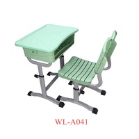Meubles réglables de haute qualité, bureau d'école, Table d'étudiant en plastique, bureau ergonomique pour enfants