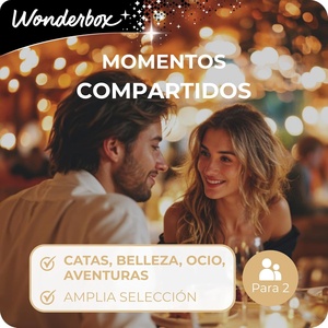 WONDERBOX Caja de <span class=keywords><strong>Regalo</strong></span> Rectangular MOMENTOS COMPARTIDOS 100 Actividades <span class=keywords><strong>para</strong></span> <span class=keywords><strong>Dos</strong></span> <span class=keywords><strong>Personas</strong></span> Desde España - Product Image 2