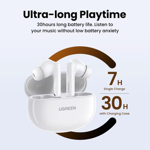 หูฟังไร้สาย UGREEN WS200 HiTune T6 ANC TWS พร้อมระบบตัดเสียงรบกวนแบบแอคทีฟ กันน้ำระดับ IPX5 บลูทูธ <span class=keywords><strong>5.3</strong></span> สำหรับ <span class=keywords><strong>iPhone</strong></span> 16 - Product Image 5