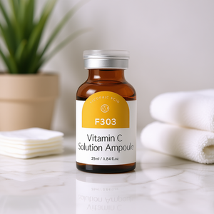 Ampolla de solución de vitamina C V21 de 25 ml con ácido ferúlico para un suero iluminador para el cuidado de la piel - Product Image 1