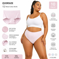 Culottes Boyshort en Coton Extensible Taille Haute OEM ODM pour Femmes, Grande Taille, Effet Ventre Plat, Confort Quotidien, Sous-vêtements Féminins à Marque Privée