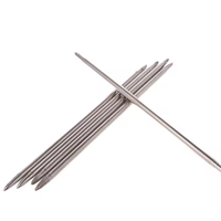5 pièces par sac ensemble d'aiguilles à tricoter à Double extrémité outils de couture bricolage aiguilles à tricoter aiguilles à pull en gros en acier