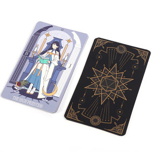 Kartu Tarot Vograce Custom 3D Look 9 Warna Cetak Tahan Air Dengan Buku Panduan Kartu Tarot Hot Stamping Foil Dingin - Product Image 5