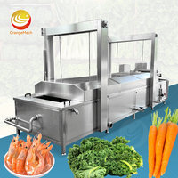ORME Industriële Champignon Continu-band Hete Water Blancheringsmachine Aardappel Voedsel Blanchering Apparatuur