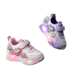 <span class=keywords><strong>Zapatillas</strong></span> Deportivas para Niños, Originales, de Moda, con Luces LED, Diseño de Corazón y Alas de Pegaso, Lindas y <span class=keywords><strong>Bonitas</strong></span>, para Niñas Pequeñas, Casuales - Product Image 1