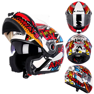 <span class=keywords><strong>Casco</strong></span> de Motocicleta Modular Doble Propósito NJ FF370 con Sistema de Frenado Antibloqueo, Protector y Portátil - Product Image 4