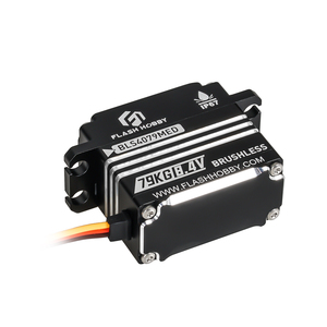 Flashhobby BLS4079MED Motor Digital sin Escobillas de Alto Torque de 79 kg, Resistente al Agua IP67, para Robot, Coche RC, Barco, Ventilador - Product Image 4