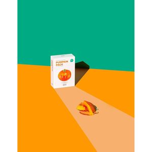 Maschera Viso Antirughe in Fogli (16 Pezzi) per la Cura della Pelle Sensibile - Confezione Pumpkin Pack - Product Image 1