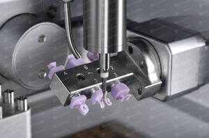 Yucera Yrc 6X5-As Tandheelkundige Cad Cam Freesmachine Voor Glaskeramische Restauraties In Titaniumkolommen - Product Image 5