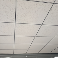 Dalles de plafond modernes en fibres minérales RH90 600x600mm (2x2ft) – Grille de plafond acoustique et hydrofuge pour chambres et cuisines
