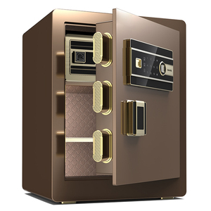 Coffre-fort électronique numérique biométrique en métal pour hôtel, coffre de rangement en acier, sécurité domestique, rangement <span class=keywords><strong>secret</strong></span>, coffre-fort pour argent - Product Image 2
