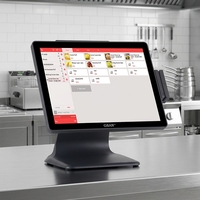 Système de point de vente tactile capacitif 15 pouces en gros, terminal de caisse de bureau pour supermarché et commerce de détail, idéal pour les petites entreprises