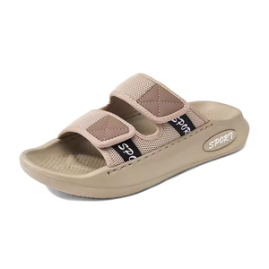 Pantuflas para Hombre, Pantuflas Deportivas de Verano, Sandalias de Playa Antideslizantes de Alta Calidad con Hebilla, para Ocio al Aire Libre, con Forro de Entresuela EVA Personalizado - Product Image 3
