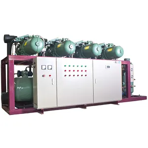 เครื่องทําความเย็นคอมเพรสเซอร์ Bitzer 30HP 7.5HP