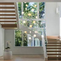 CBMMart Chine Escalier d'élégance surélévation à vue dégagée de qualité supérieure avec garde-corps en verre ou en métal fin