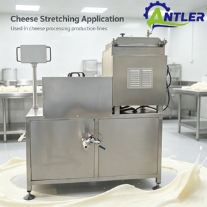Máquina para Estirar Queso <span class=keywords><strong>Mozzarella</strong></span> de 10-50 KG con Calentamiento Eléctrico e Inyección de Vapor - Product Image 4