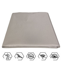 Tissu de blindage conducteur sur mesure, tissu RFID pour doublure de sac, blindage contre les interférences électromagnétiques