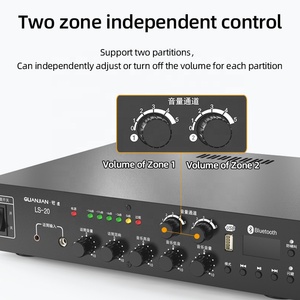 2-khu vực cho bluetooth treo tường ngoài trời không thấm nước Loa điện áp không đổi khuếch đại công suất âm thanh thương mại cho các cửa hàng trường học - Product Image 4