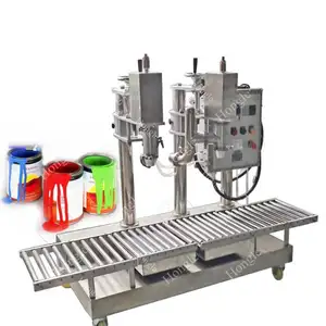 HL auto 4 heads 50ml quantitative volumetric piston detergants shampoo filling machine for liquid bottle china