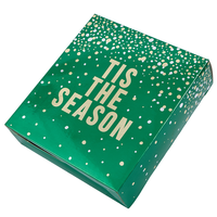 Boîte en carton recyclé écologique à fond verrouillable avec sérigraphie, revêtement UV et doublure en éponge pour emballage cadeau de produits de beauté et de soins de la peau