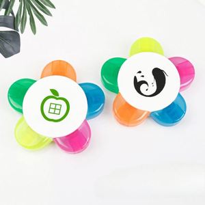 Marcadores Vibrantes en Forma de Flor - Marcadores Coloridos para Estudio, Oficina y Regalos Promocionales - Product Image 3