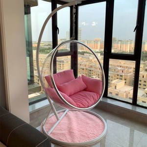 ขายร้อนหรูหราแกว่งแขวนเก้าอี้ห้องนั่งเล่นเก้าอี้เก้าอี้อะคริลิคฟองทองไข่เก้าอี้สวนกลางแจ้ง - Product Image 4