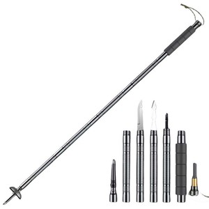 Jin Yuli <b>Multi</b> Functional Hiking Pole 106cm 390g Lightweight Outdoor Trekking Stick <b>Camping</b> <b>Tool</b> - Product Image 2