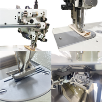 Machine à coudre à bras long à entraînement direct, 1 aiguille, alimentation supérieure et inférieure, pour sacs conteneurs