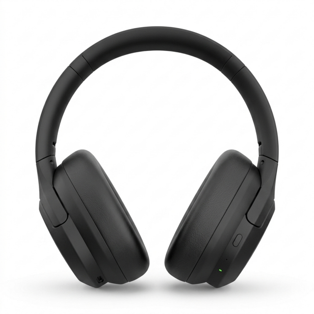 EU 2027 Compliance D2 ANC Bluetooth 5.4 Wireless Headphones Active Noise Cancelling Over Ear Headset HiFi Stereo Sound