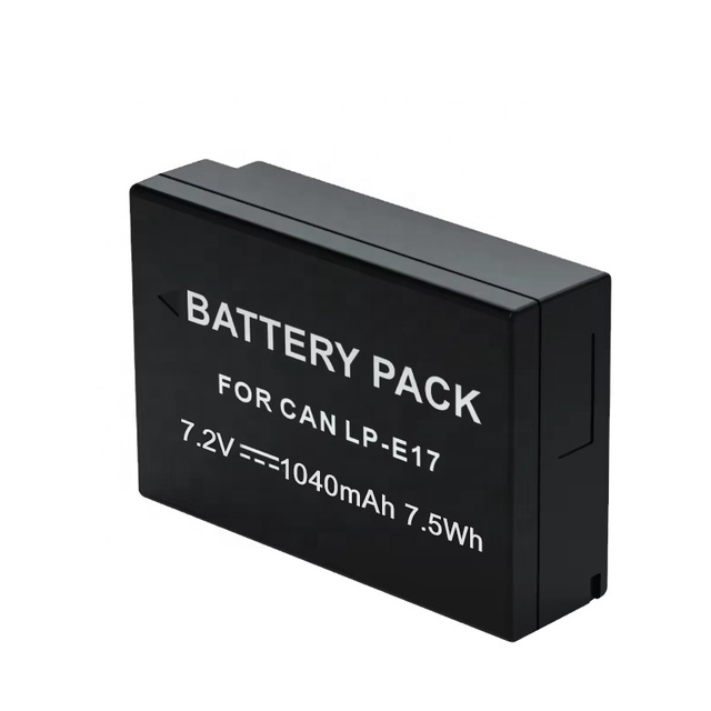 LP-E17 Replacement Li-ion Camera Battery 7.2V 1040mAh 7.5Wh for Canon M50 M6 Mark II R50 R10 200D 850D Mirrorless DSLR