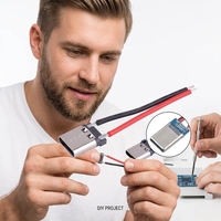 Câble USB Type C Mâle-Femelle Rotatif à 180°, 2 Cœurs, Cuivre Pur, Rouge et Noir, Fil Nu, pour Soudure DIY, Charge Rapide 3A, Code-barres