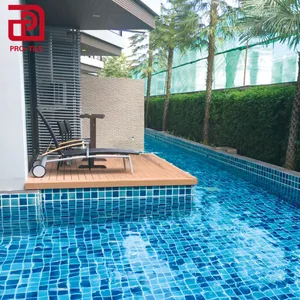 Carrelage mosaïque de piscine, plafond en verre, carreaux d'extérieur, pour enfants