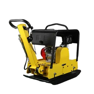 Hot Selling 255KG Portable Wacker Soil Vibrating Plate Compactor With 13HP GX390 Engine Two-way Plate Compactor Machine Vibrator