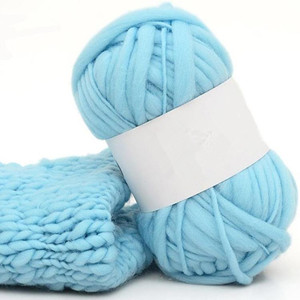 Pelote de fil de 50g 3NM/1acrylique coloré filé à gros grains pour pull, <span class=keywords><strong>tapis</strong></span>, tricot à la main, fil de cachemire - Product Image 6