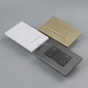 Wenzhou Power Pc Golden <strong>1</strong> <strong>Gang</strong> <strong>1</strong> Way <strong>Switch</strong> America Wall <strong>Switch</strong> <strong>and</strong> <strong>Socket</strong> Electric Home - Product Image 6