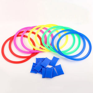 Set di Allenamento Sportivo per Bambini - Anelli per Agilità e Cerchi per Salti Rapidi, Attrezzatura per Allenamento di Hopscotch e Calcio - Product Image 2