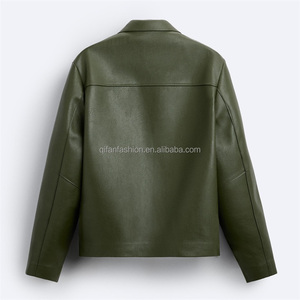 <span class=keywords><strong>Camicia</strong></span> personalizzata con colletto Patch tasche soprammobile <span class=keywords><strong>giacca</strong></span> a vento <span class=keywords><strong>giacca</strong></span> <span class=keywords><strong>di</strong></span> <span class=keywords><strong>pelle</strong></span> per gli uomini - Product Image 3