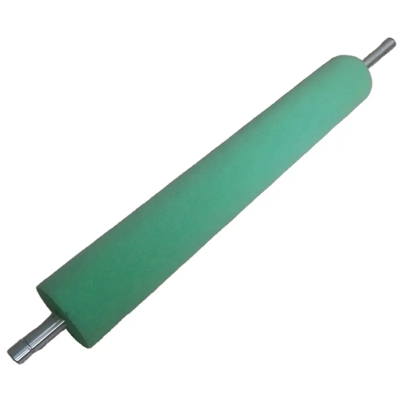 Printer rubber coated conveyor rollers