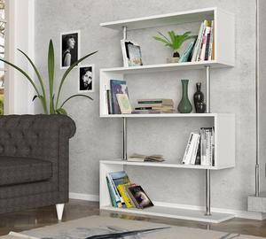 Meilleur vendeur, bibliothèque exclusive de luxe au design moderne, panneau de particules blanc, Sunrise de Turquie, pour appartements - Product Image 2