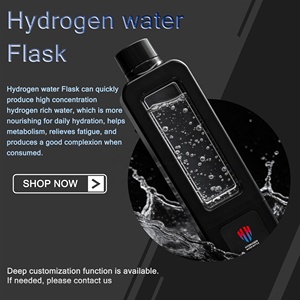 Bouteille <span class=keywords><strong>ioniseur</strong></span> d'eau hydrogénée rechargeable 400 ml, générateur d'hydrogène pour la maison, le bureau et les voyages, sans BPA, directement de l'usine, personnalisable - Product Image 4