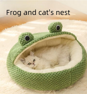 ที่นอนสัตว์เลี้ยงขนนุ่มพิเศษ รูปทรงกลม ยาว หรูหรา นุ่มฟู ทำจากขนเทียม สำหรับสุนัขและแมว แบบพกพา - Product Image 6