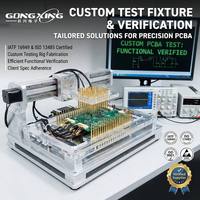 Desarrollo de Dispositivos de Prueba LED PCBA Personalizados con Servicios OEM/ODM, Placa PCB FR-4 para Verificación Funcional de Iluminación