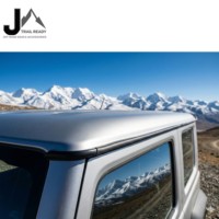 Pour Suzuki Jimny 2018+ 3/5 portes, garniture de protection de gouttière de toit anti-pluie, bande décorative, accessoires extérieurs de style pour voiture