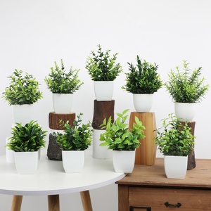 Planta Artificial Decorativa en Maceta, Bonsái de Plástico para Decoración de Hogar, Sala de Estar, Hotel, Tienda, Escritorio - Product Image 2