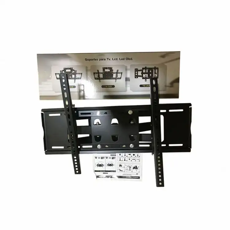 Factory wholesale universal tv wall mount 26 to 55 inch full motion lcd tv wall bracket swivel tv mount