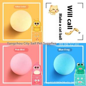 Yavru yerçekimi topu oyuncak komik EVA kedi nane ses taşlama diş dayanıklı Bite kendinden mutluluk kabartma sıkıntı Pet malzemeleri - Product Image 4