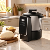 Robot culinaire électrique 8L SWALLOW MAKER pour manioc, avec écran tactile numérique, pour la préparation de Fufu, Banku, Ugali, Nshima, soupes, ragoûts et riz, appareil de cuisine