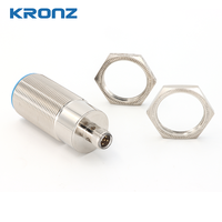 Sensor Ultrasonik KRONZ M30 Output Analog 0-10V Jangkauan Deteksi 100-2000mm IP67 10-30V DC Sensor Jarak Jauh Industri