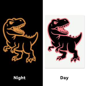 Pegatinas de Vinilo Autoadhesivas Impermeables, Removibles, <span class=keywords><strong>Sin</strong></span> Residuos, No Tóxicas, Seguras, Pegatinas Brillantes en la Oscuridad - Product Image 1