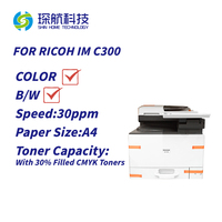 Imprimante multifonction portable Ricoh IM C300 d'occasion, haute qualité d'impression, 30 ppm, couleur A4 pour le bureau